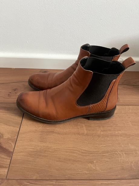 Kožené topánky quazi, 38