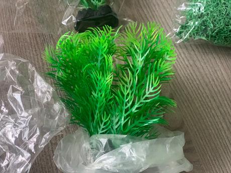 Akváriové dekorácie , náplň do filtra,