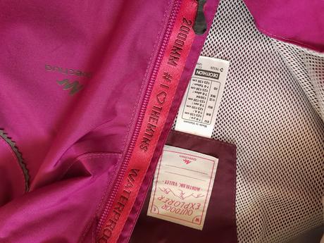 Športová bunda v.122 128, quechua,122