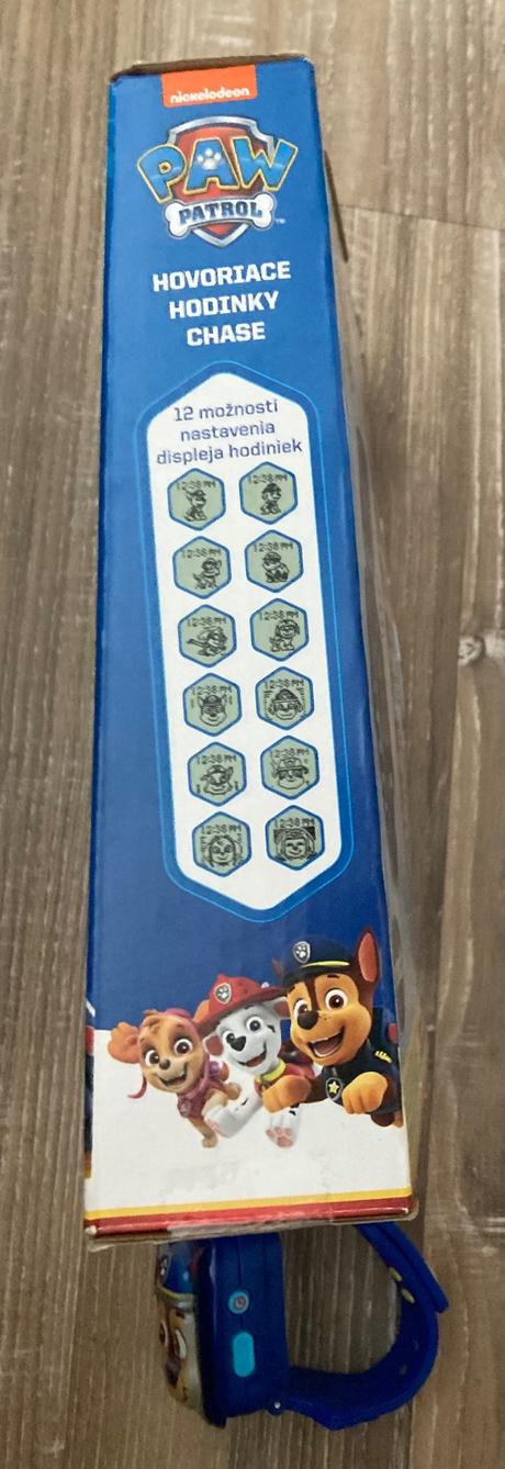 Detské hovoriace hodinky -chase,ako nové,