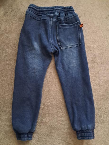 Vyteplené tepláky, rifľový efekt, grace,122