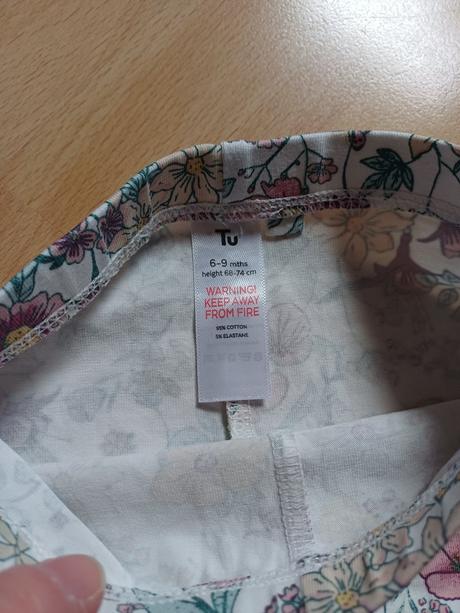 2x nové legíny v.74 -6/9mesiacov, tu,74