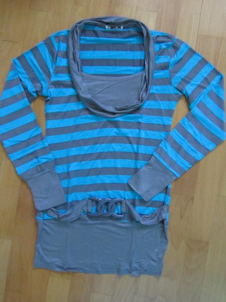 Pásikavé tričko you joy, m