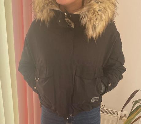 Bundička na zimu, bershka,s