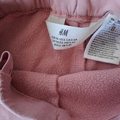Zateplené legíny h&m, h&m,116