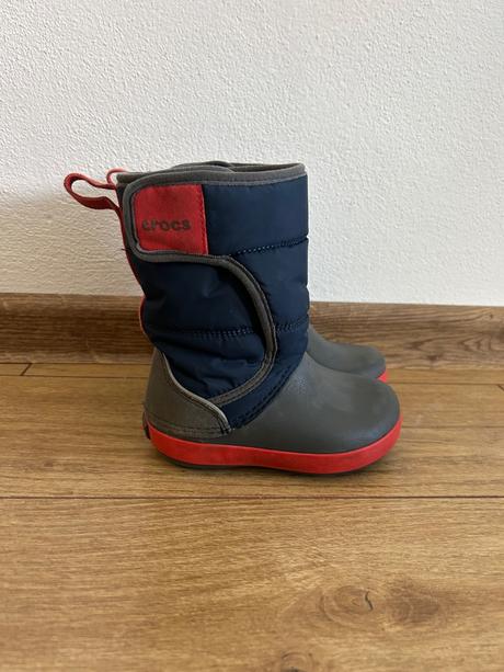 Crocs zimne čižmy 23-24velkost, crocs,23