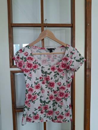 Kvetinový top, amisu,s