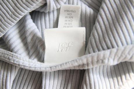 Bledo šedý viskózový top, h&m, m, h&m,m