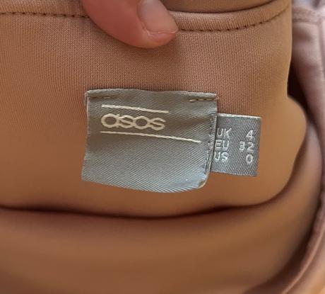 Spoločenské šaty asos xs/s, s