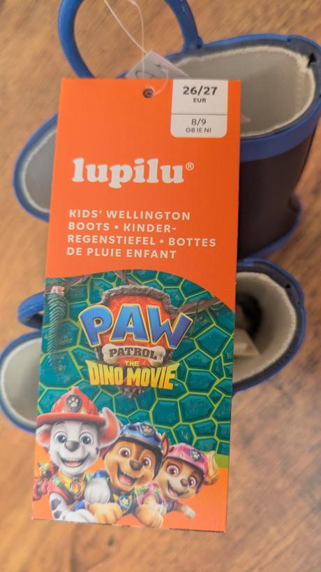 Gumáky nenosené paw patrol 26/27, lupilu,26