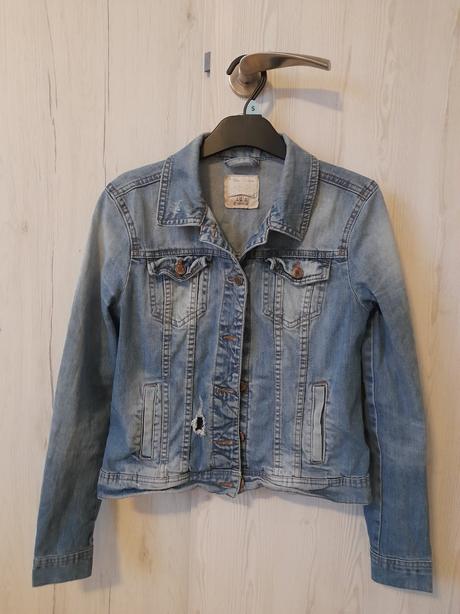 Riflová bunda, stradivarius,s