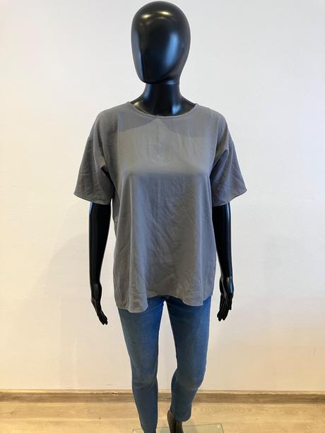 Dámska sivá blúzka s rozparkom f&f (38), f&f,m