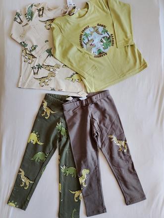 2x súprava dinosaury, lindex,98