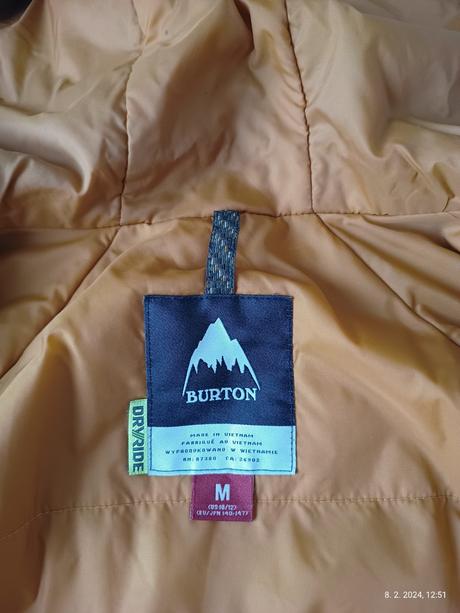 Detska bunda burton velkost 10-12 rokov, burton,152