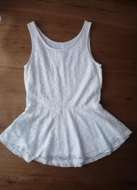 Čipkovaný top, h&m,170