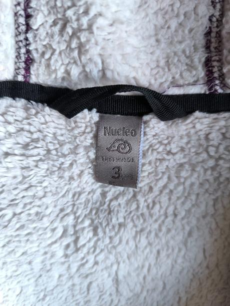 Mikinová bunda zateplená kožušinkou, 98