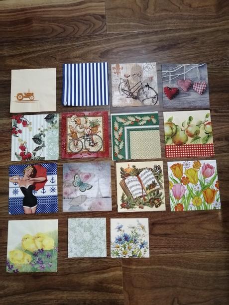 Servítky na decupage, 