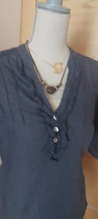 Ľanová blúzka tunika, m