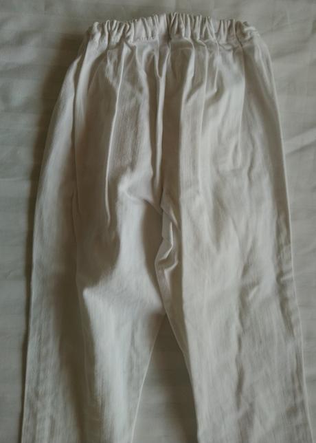 Biele elastické nohavice na leto, outfitters, xxs, xs