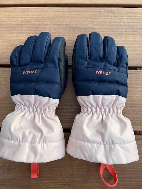 Detske lyžiarske rukavice wedze 500 na 10rokov, decathlon,140
