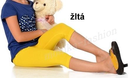 Dievčenské 3/4 bavlnené legínky 92-158, 92 - 158