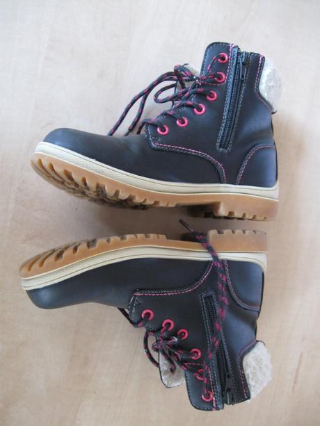 Dievčenské topánky na zimu, 33/34, 33