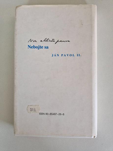 Kniha prekročiť prah nádeje ján pavol ii., 