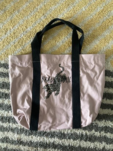 Plátená kabelka s leopardom, lindex