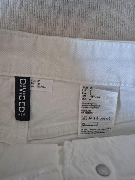 2x riflové šortky, zara,m