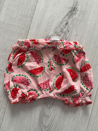 Melónikové kraťasy s volánikmi, next,74