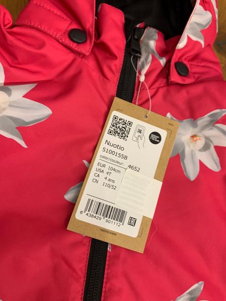 Reima nuotio zimná bunda 104/110, reima,104 / 110