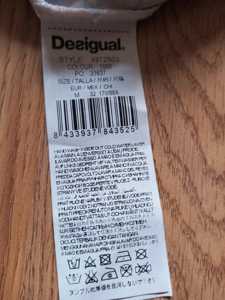 Damske tricko., desigual,m
