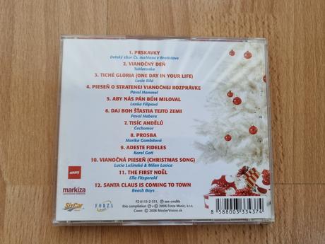 Vianočné pesničky na cd,