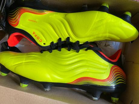 Kopačky kožené adidas copa 40 1/2, 25-25,5cm, adidas,40