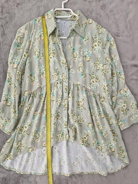 Kvietkovaná blúzka s 3/4 rukávmi, bonprix,34