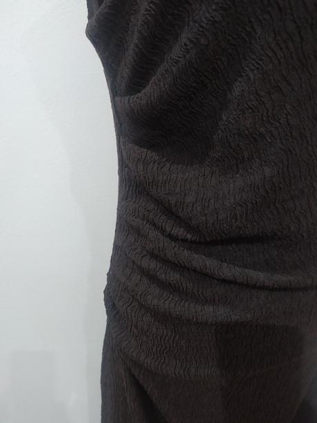 Dlhé šaty s riasenim, h&m,l