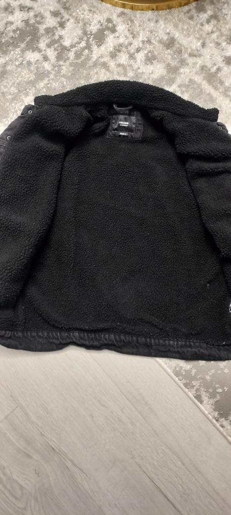 Zateplená denimová bunda, house,m