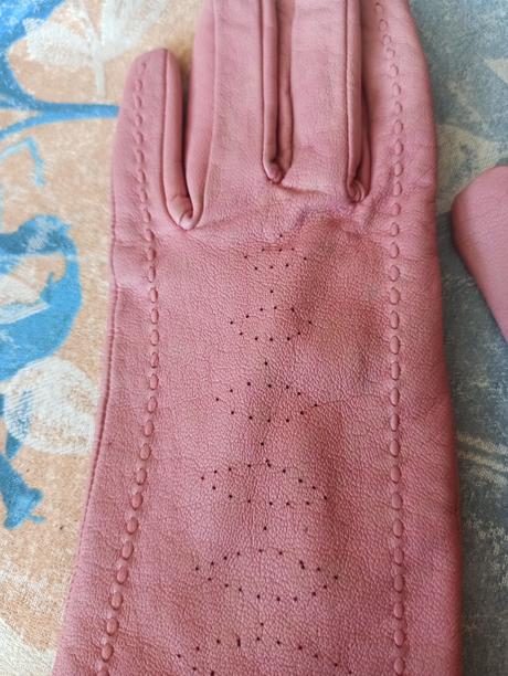 Rukavice, dámske ružové,l/xl, l