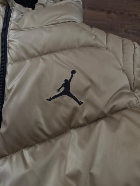 Teplá metalická zlatá jordan bunda, air jordan,152