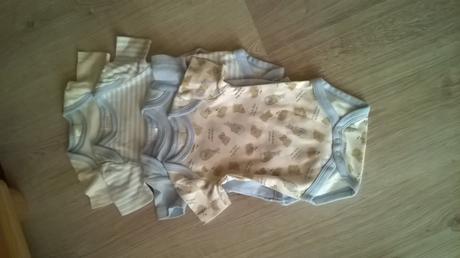 Body krátky rukáv - chlapec - č. 56 - 4 ks (spolu), f&f,56