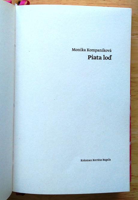 Piata loď , monika kompaníková, 