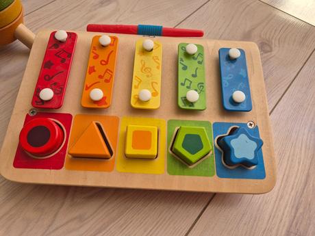 Sada drevených hračiek (hape, melissa dough),