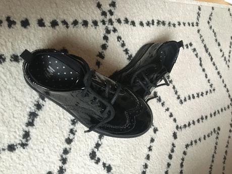 Dievčenské lakované topánky, h&m,27