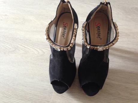 Krasne topánky s kamienkami, 38