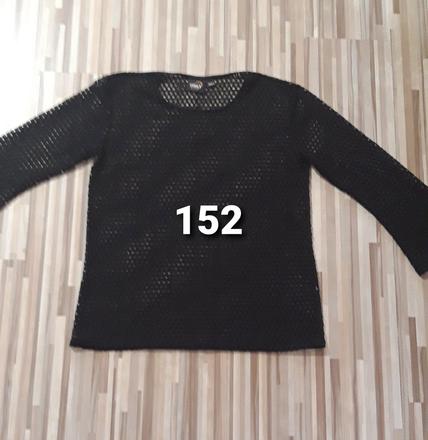 Čierny dierkovany top 152, only,152