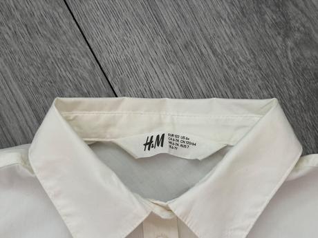 Biela h&m košeľa veľ. 122, h&m,122