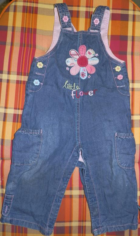 Rifle na traky pre dievča s kvetinkou6-9mesiacov, 74