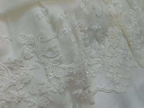 Luxusne nadherne svadobne saty(komplet), 38