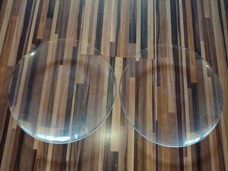 Skleneny tanier - svietnik,