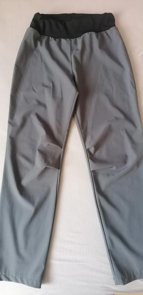 Unuo, detské funkčné nohavice action, sivá, 140